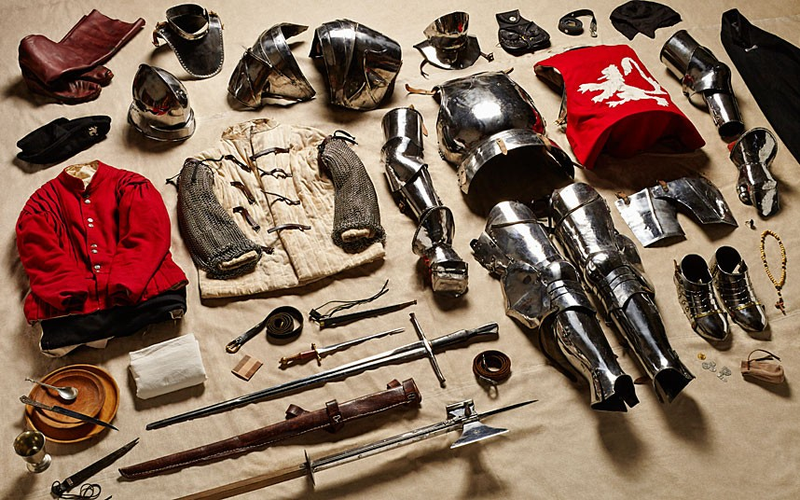 Illustration for article titled The Inventory Of A Soldier, Over 1000 Years Of War